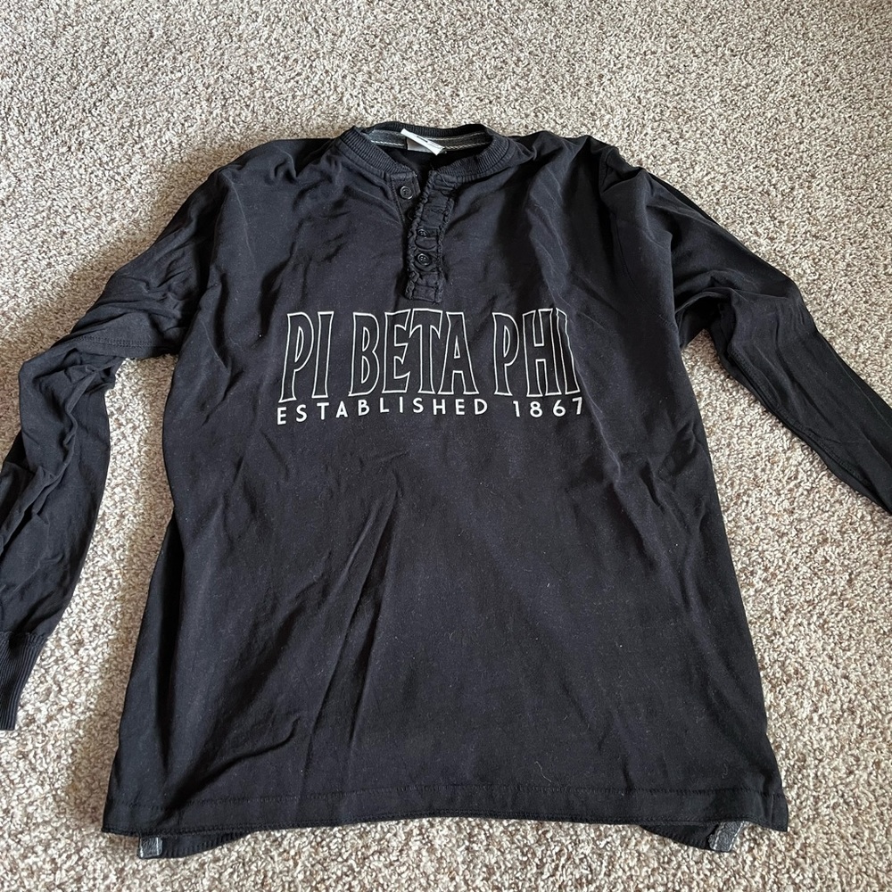 Pi Beta Phi button shirt